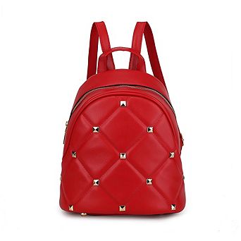 MKF Collection Small Handbags Studs Women's Backpack by Mia K