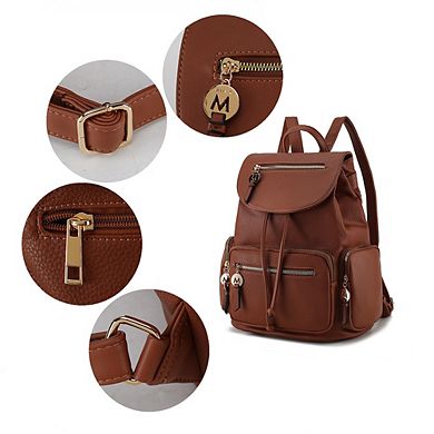 MKF Collection Ivanna Vegan Leather Women's Oversize Backpack by Mia K