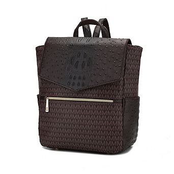 MKF Collection Leidy M Signature/Croco Backpack by Mia K.