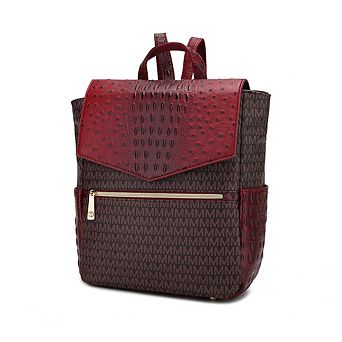 MKF Collection Leidy M Signature/Croco Backpack by Mia K.