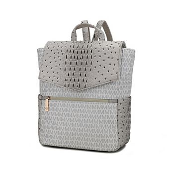 MKF Collection Leidy M Signature/Croco Backpack by Mia K.