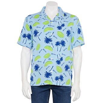 Men's Corona Limes & Palms Button Front Top