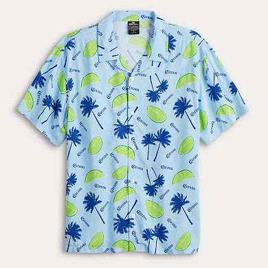 Men's Corona Limes & Palms Button Front Top