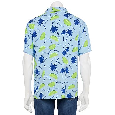 Men's Corona Limes & Palms Button Front Top
