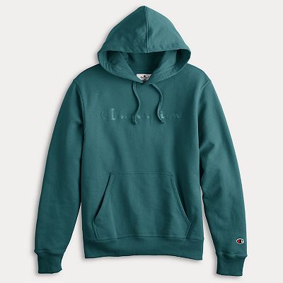 Men s Champion Embossed Powerblend Graphic Hoodie