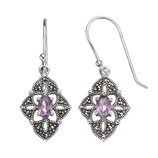 Kohls deals amethyst earrings