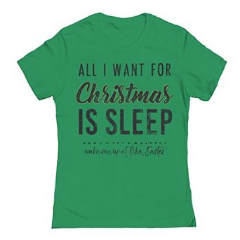 Juniors' All I Want Christmas Graphic Tee