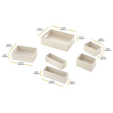 Sonoma Goods For Life® Set of 6 Drawer Organizers