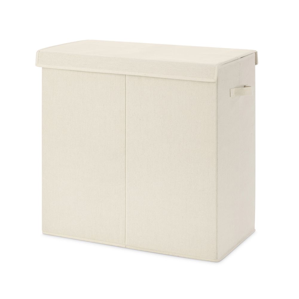 Sonoma Goods For Life® Lidded Collapsible Double Laundry Hamper