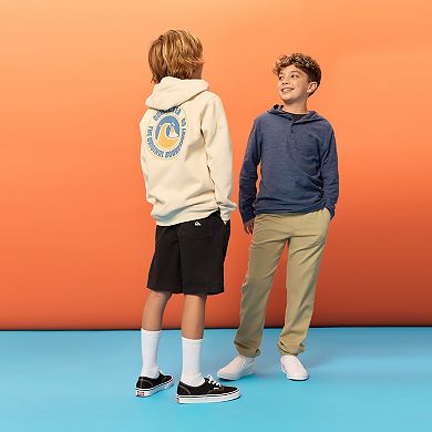 Boys Quiksilver Over The Boys 8-20 Quiksilver Over The Wave Fleece Zip-Up HoodieFleece Zip-Up Hoodie