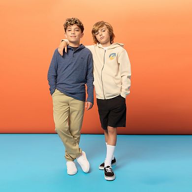 Boys Quiksilver Over The Boys 8-20 Quiksilver Over The Wave Fleece Zip-Up HoodieFleece Zip-Up Hoodie