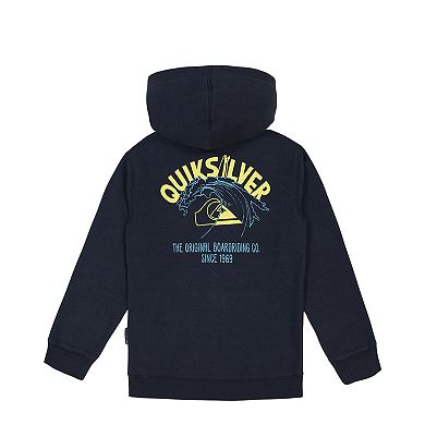 Boys Quiksilver Over The Boys 8-20 Quiksilver Over The Wave Fleece Zip-Up HoodieFleece Zip-Up Hoodie