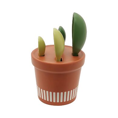 The Big One® Cactus Measuring Spoons in Pot