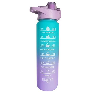 The Big One® Ombre Aqua Frosted Water Bottle