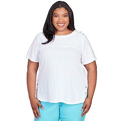 Alfred Dunner Plus Size Shirts