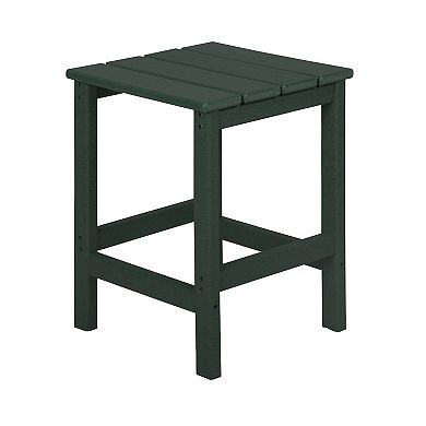 Westintrends 3-piece Outdoor/patio Poly Adirondack Chairs With Side Table Set