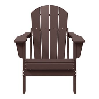 HDPE Outdoor Patio Folding Poly Adirondack Chair