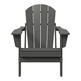 HDPE Outdoor Patio Folding Poly Adirondack Chair