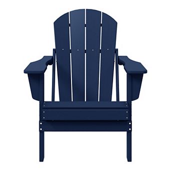 HDPE Outdoor Patio Folding Poly Adirondack Chair