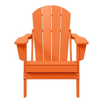 HDPE Outdoor Patio Folding Poly Adirondack Chair
