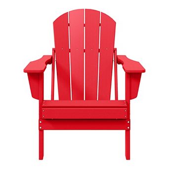 HDPE Outdoor Patio Folding Poly Adirondack Chair