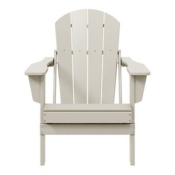 HDPE Outdoor Patio Folding Poly Adirondack Chair