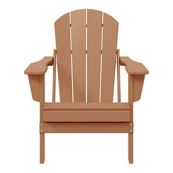 HDPE Outdoor Patio Folding Poly Adirondack Chair