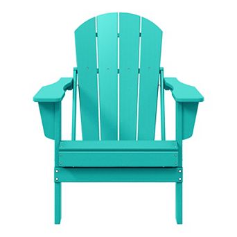 HDPE Outdoor Patio Folding Poly Adirondack Chair