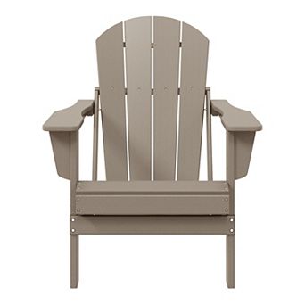 HDPE Outdoor Patio Folding Poly Adirondack Chair