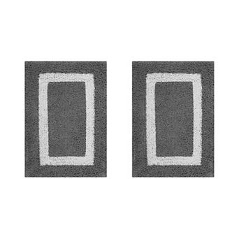 Better Trends Hotel Collection 2 pc Border Bath Rug Set