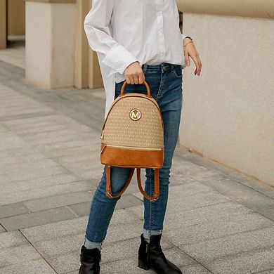 Mkf Collection Denice Signature Women's Backpack By Mia K