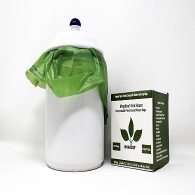 Mogalixe Compostable 2.6 Gal Trash Bags Count 100