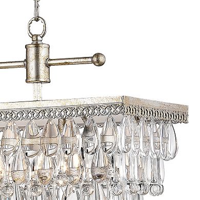 Greenville Signature 4-Light Tiered Chandelier for Dining/Living Room, Kitchen, Bedroom