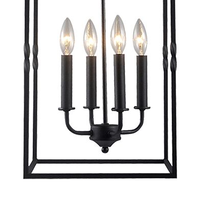 Greenville Signature 4-Light Lantern Geometric Pendant