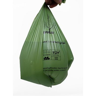 Mogalixe Compostable 2.6 Gal Trash Bags Count 800