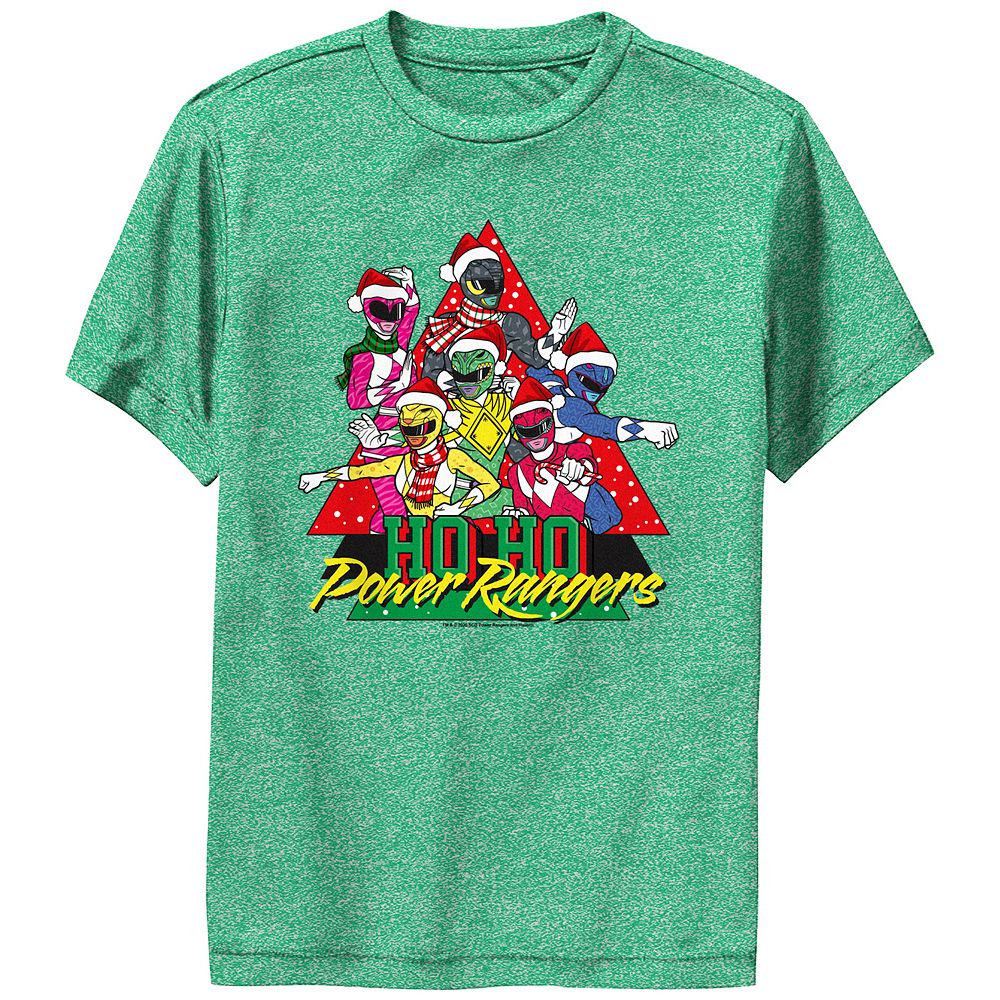 Boys Ho Ho Power Rangers Performance Graphic Tee
