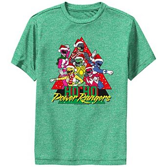 Boys Ho Ho Power Rangers Performance Graphic Tee
