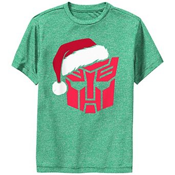 Boys Santa Claus Autobots Performance Graphic Tee