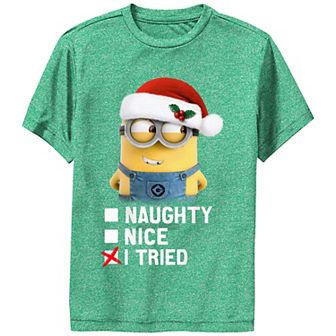 Boys Despicable Me Minion I Tried Performance Graphic Tee