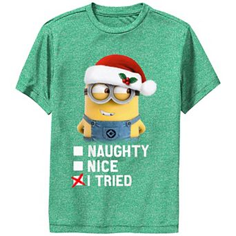 Boys 6-20 Despicable Me Minion I Tried Performance Graphic Tee