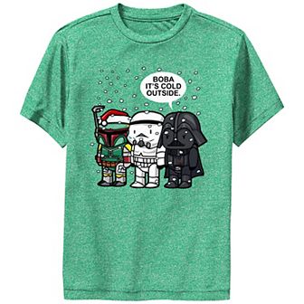Boys Star Wars Boba It's Cold Outside Performance Graphic Tee