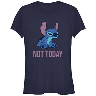 Disney's Lilo & Stitch Juniors' Not Today Stitch Graphic Tee