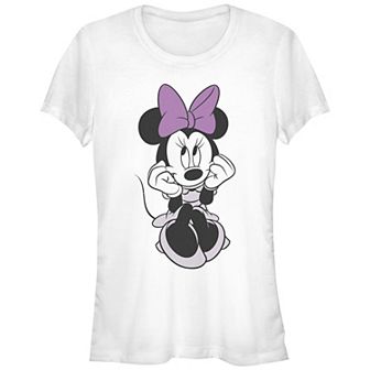 Disney's Minnie Mouse Juniors' Cute Face Graphic Tee