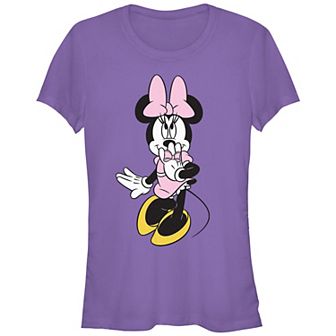 Disney's Minnie Mouse Juniors' Giggle Graphic Tee