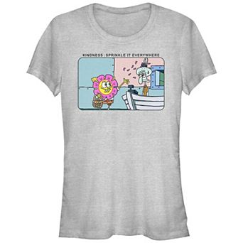 Juniors' Nickelodeon SpongeBob SquarePants Sprinkle Kindness Graphic Tee