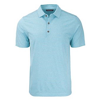 Cutter & Buck Forge Eco Heather Stripe Stretch Recycled Mens Big & Tall Polo