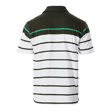 Gioberti Mens Single Stripe Polo Shirt With Pocket