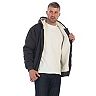 Gioberti Men's Heavyweight Sherpa Lined Fleece Hoodie Jacket