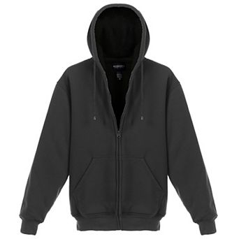 Gioberti Men's Heavyweight Sherpa Lined Fleece Hoodie Jacket