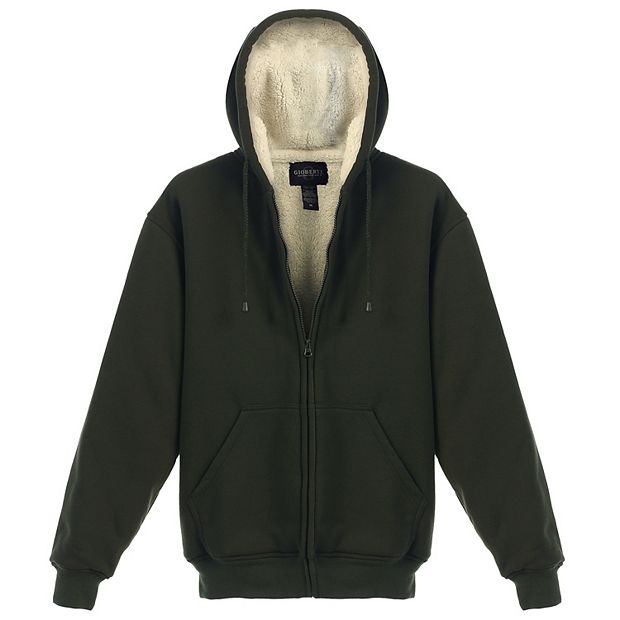 Kohls mens sherpa lined hoodie sale